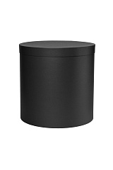 Коробка круглая большая 30х30,  Черная
