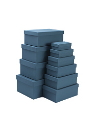 Набор подарочных коробок Синий интенсивный, ВС №10