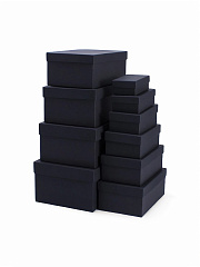 Набор подарочных коробок Черный, №10